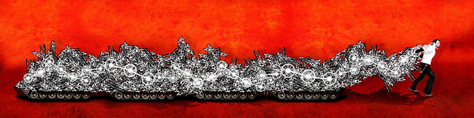 Mixed Media / Digital Artwork, 'Inevitable Perception', 2008, by WOL75 M Red Collection 5790 EUR GALLERY WOL75 | Online Contemporary Art Gallery