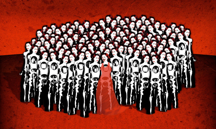 Mixed Media / Digital Artwork, 'Look Again', 2017, by WOL75 M Red Collection 3190 EUR GALLERY WOL75 | Online Contemporary Art Gallery